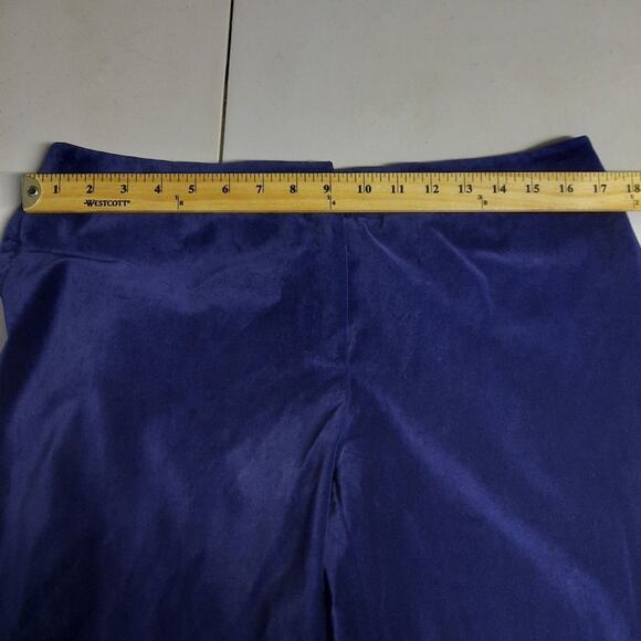 Marina Rinaldi Chump velvet velour trouser pants Made in Italy size 10 NWT - Picture 14 of 16